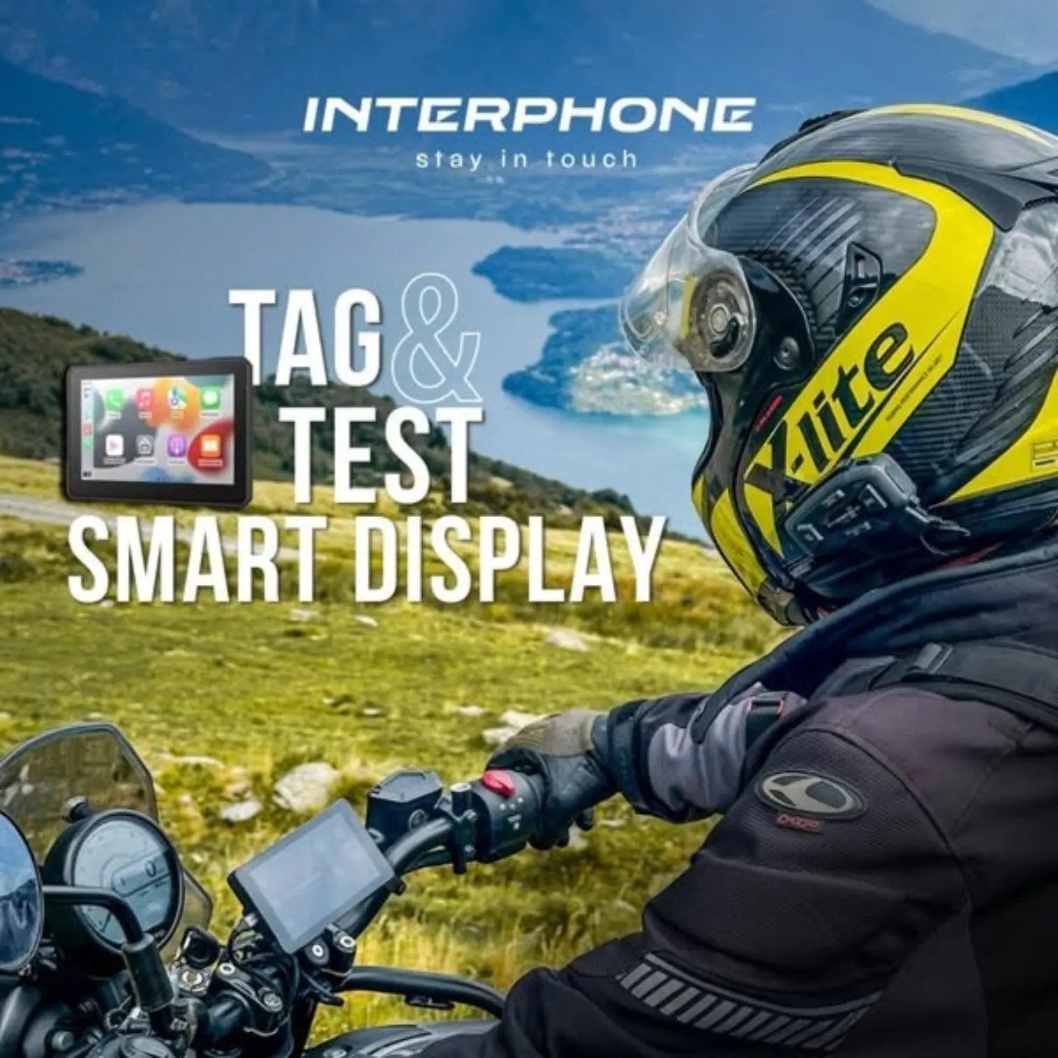 Interphone-SYNC70-The-Ultimate-Smart-Display-for-Riders-Now-at-MotoCentral - FREE UK Shipping, FREE 365 Day Returns | Moto Central