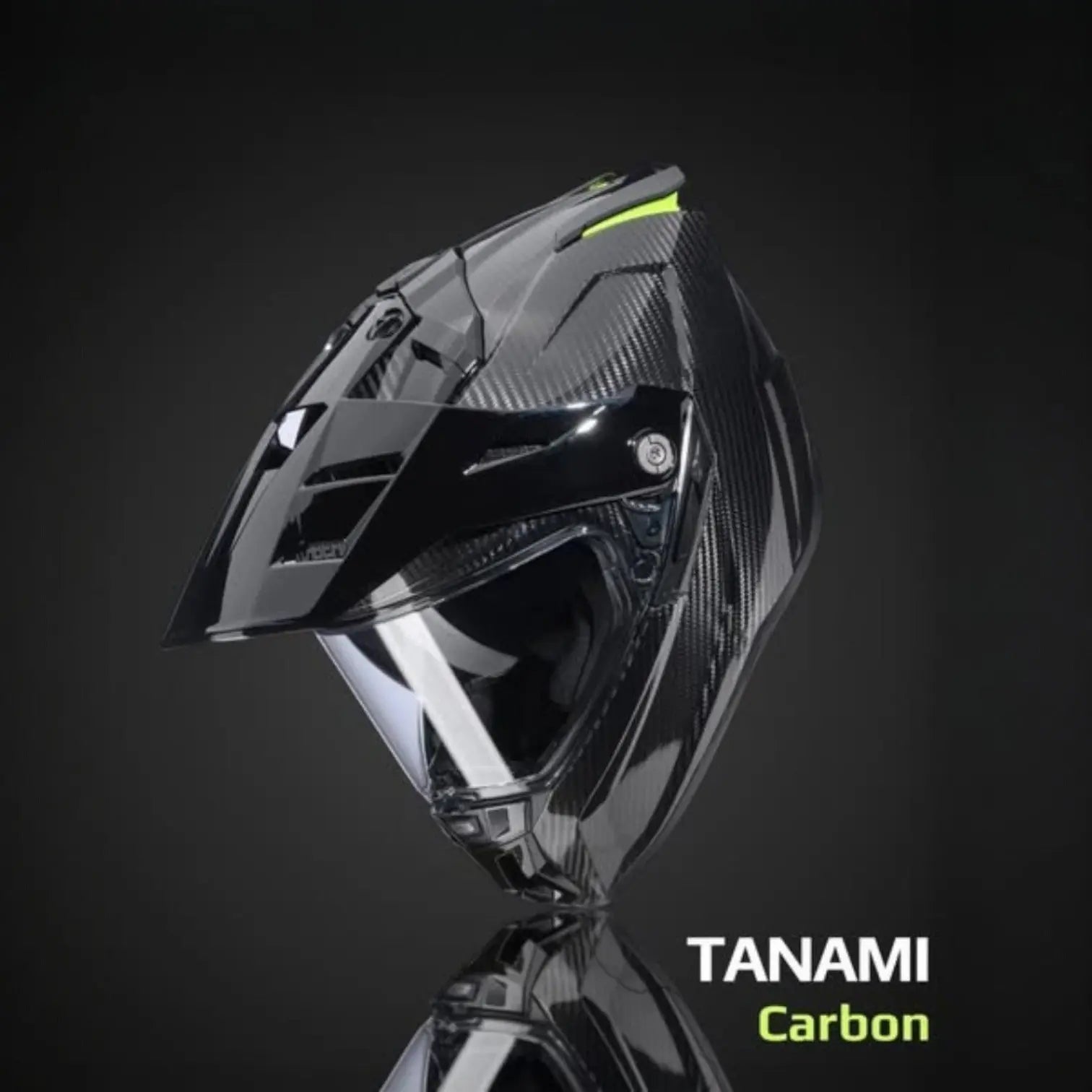 Pre-Order-the-Caberg-Tanami-Carbon-Black-Helmet-Now-at-MotoCentral-Adventure-Awaits - FREE UK Shipping, FREE 365 Day Returns | Moto Central