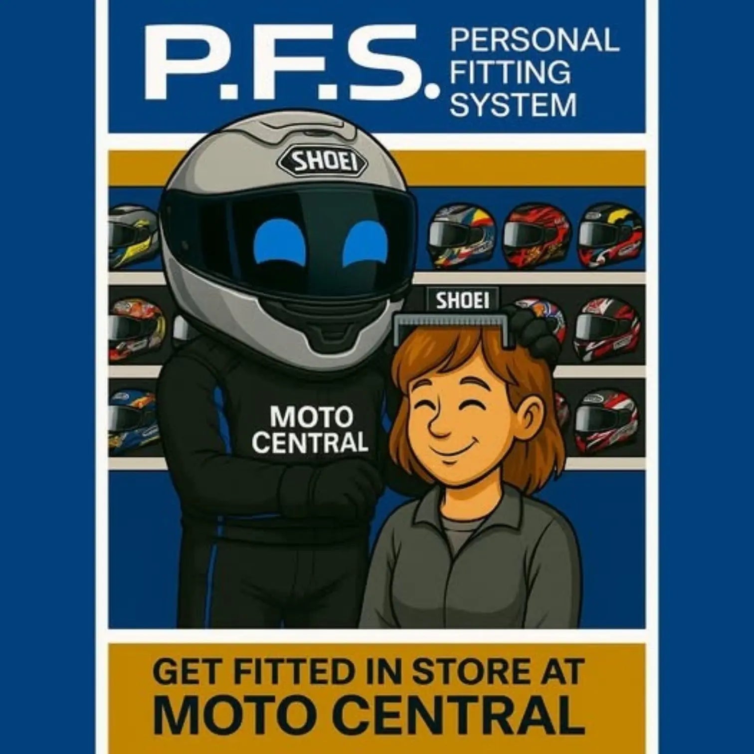 Say-Goodbye-to-Helmet-Guesswork-SHOEI-Personal-Fitting-Now-at-Moto-Central - FREE UK Shipping, FREE 365 Day Returns | Moto Central