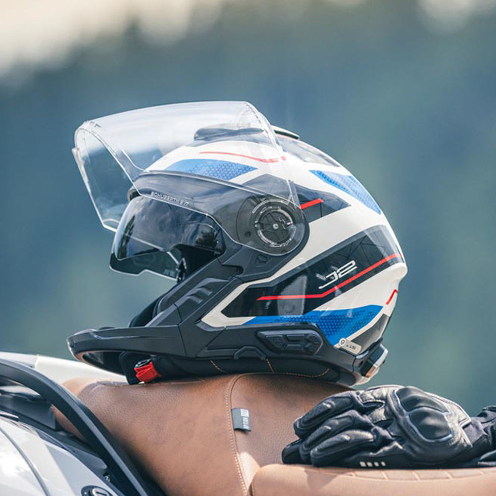 Schuberth-J2-Helmet-Ultimate-Open-Face-Safety-Comfort-at-Moto-Central-UK - FREE UK Shipping, FREE 365 Day Returns | Moto Central