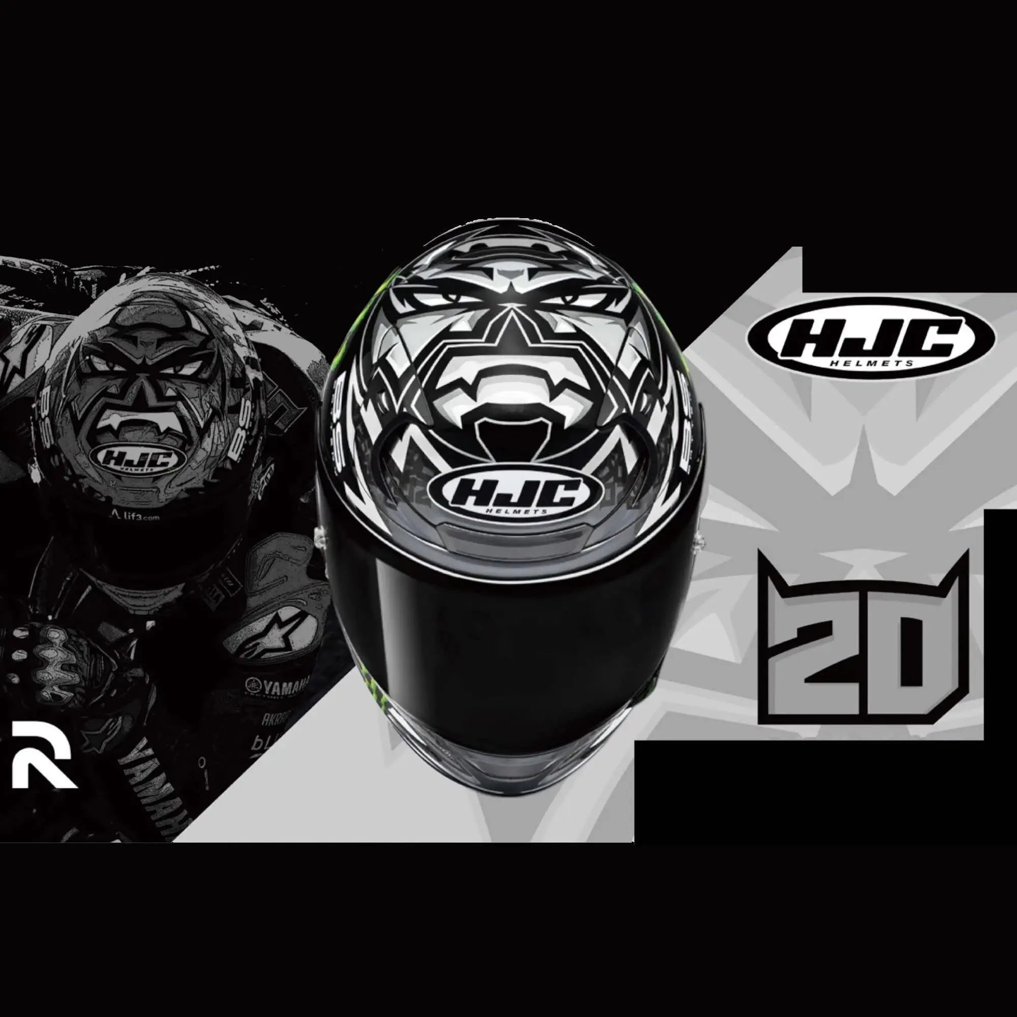 Ride-Like-El-Diablo-The-HJC-RPHA-12-Quartararo-Replica-Black-Helmet-is-Here-at-MotoCentral - FREE UK Shipping, FREE 365 Day Returns | Moto Central