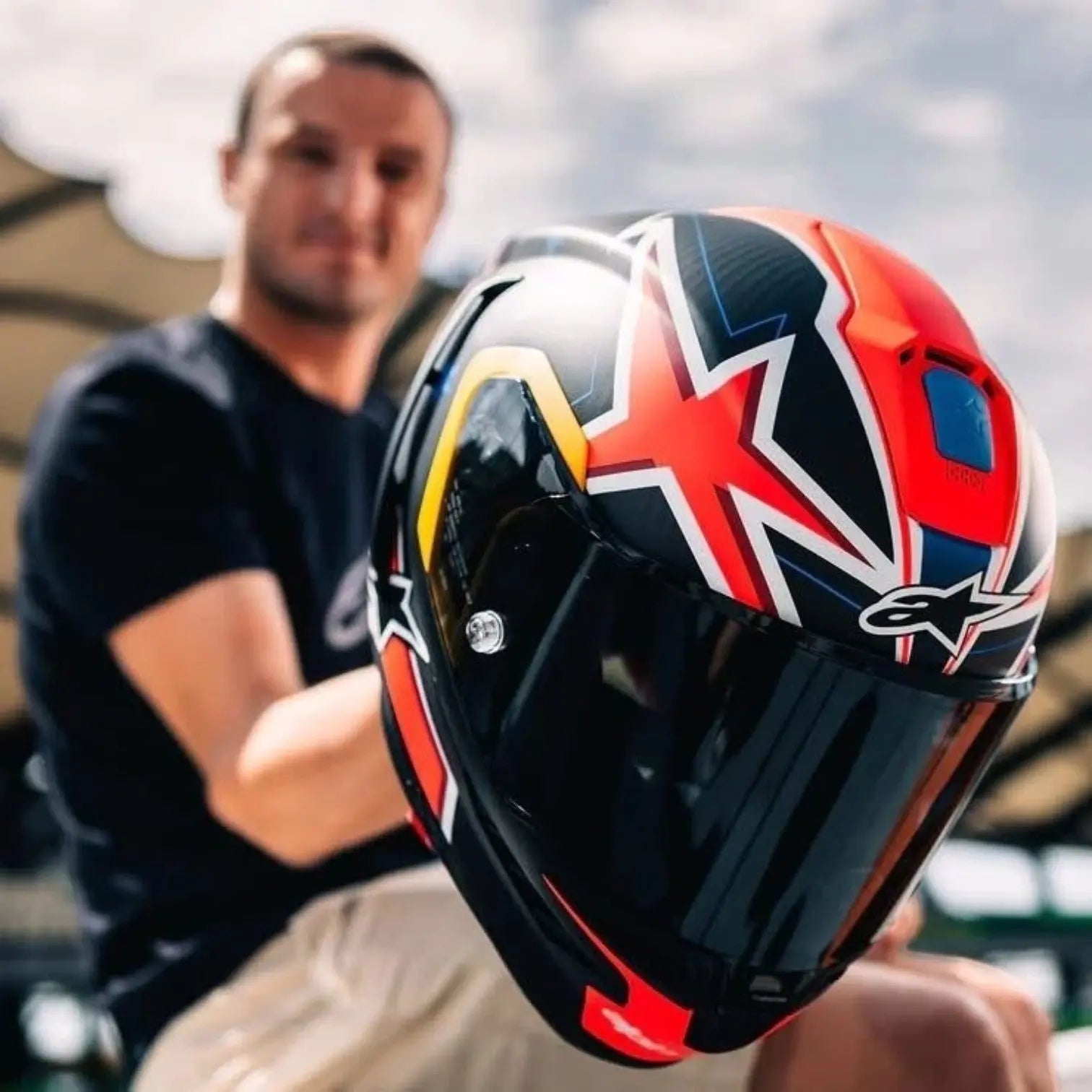 Alpinestars-Supertech-R10-Jack-Miller-Edition-The-Ultimate-Racing-Helmet-Available-at-MotoCentral - FREE UK Shipping, FREE 365 Day Returns | Moto Central