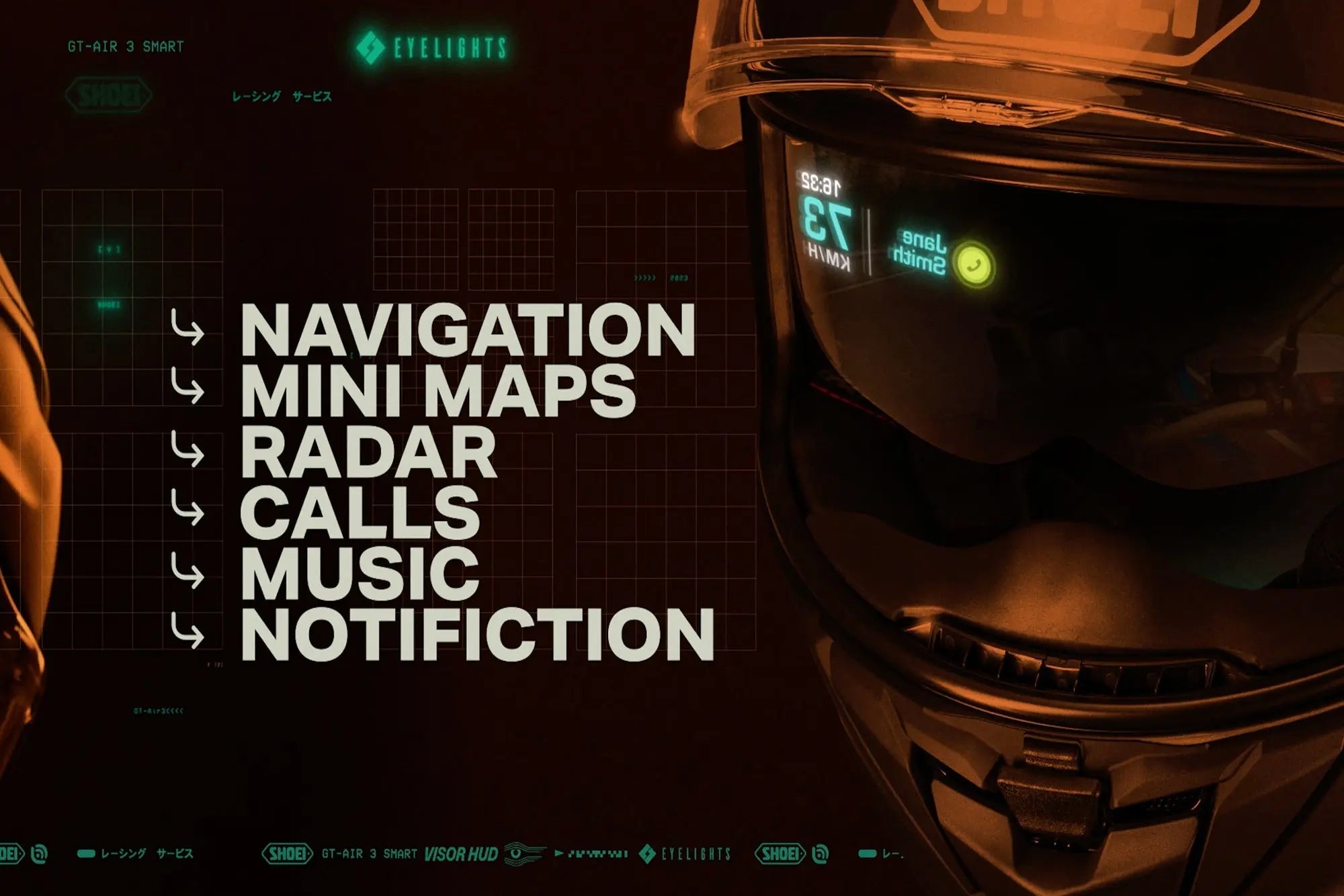 Shoei GT-Air 3 SMART Helmet: Features, Technology and Performance - FREE UK Shipping, FREE 365 Day Returns | Moto Central