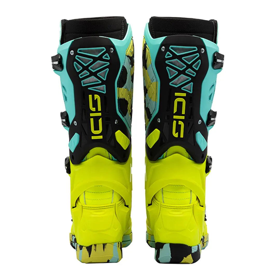 Sidi Crossair X CE Boots Mint / Fluo Yellow FREE UK Delivery, FREE 365 Day Returns | Moto Central