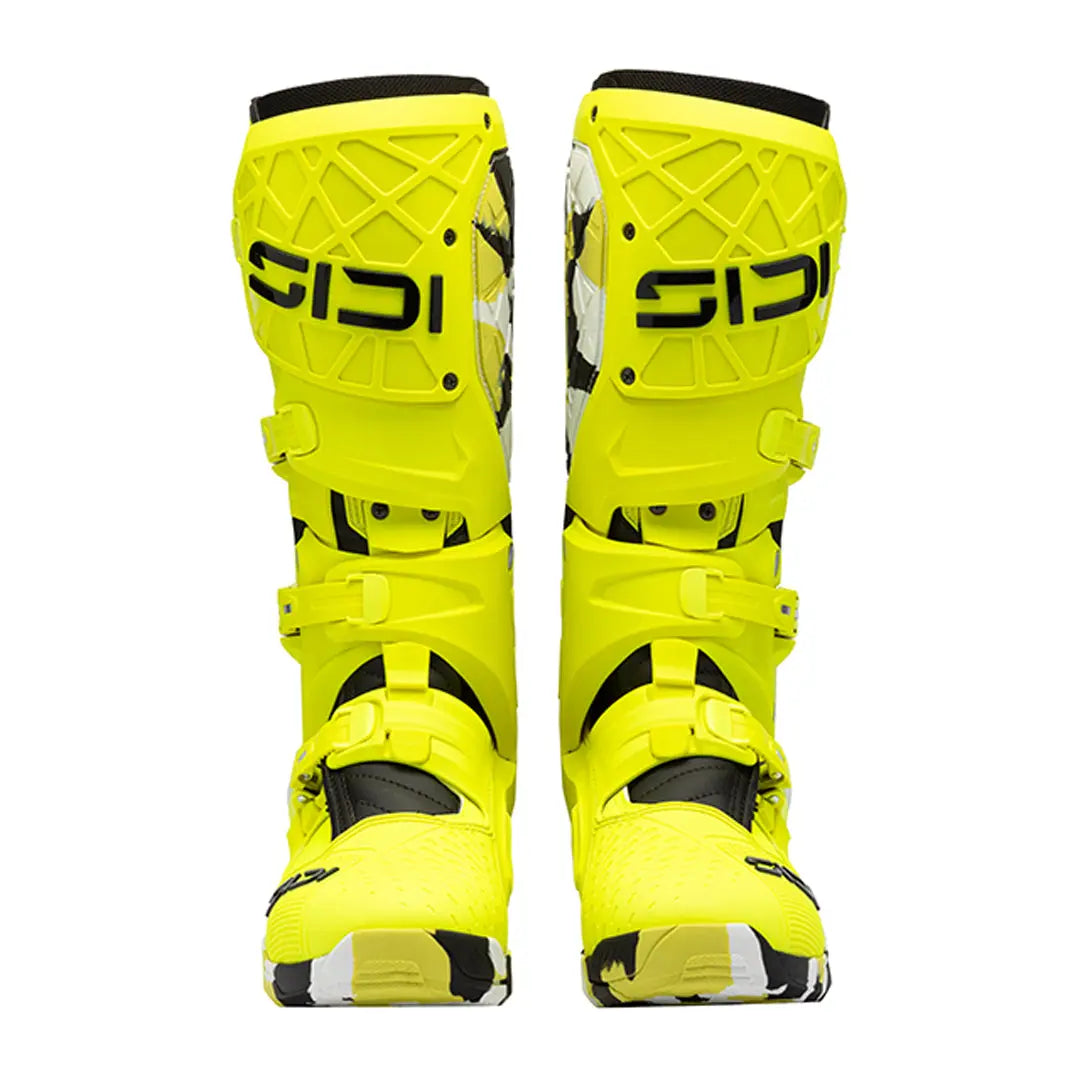 Sidi Crossair X CE Boots RACR LE Fluo Yellow FREE UK Delivery, FREE 365 Day Returns | Moto Central