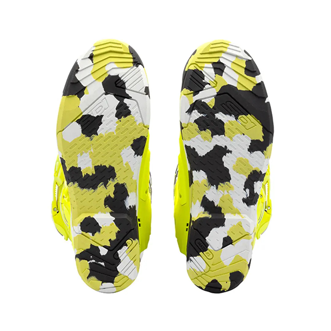 Sidi Crossair X CE Boots RACR LE Fluo Yellow FREE UK Delivery, FREE 365 Day Returns | Moto Central