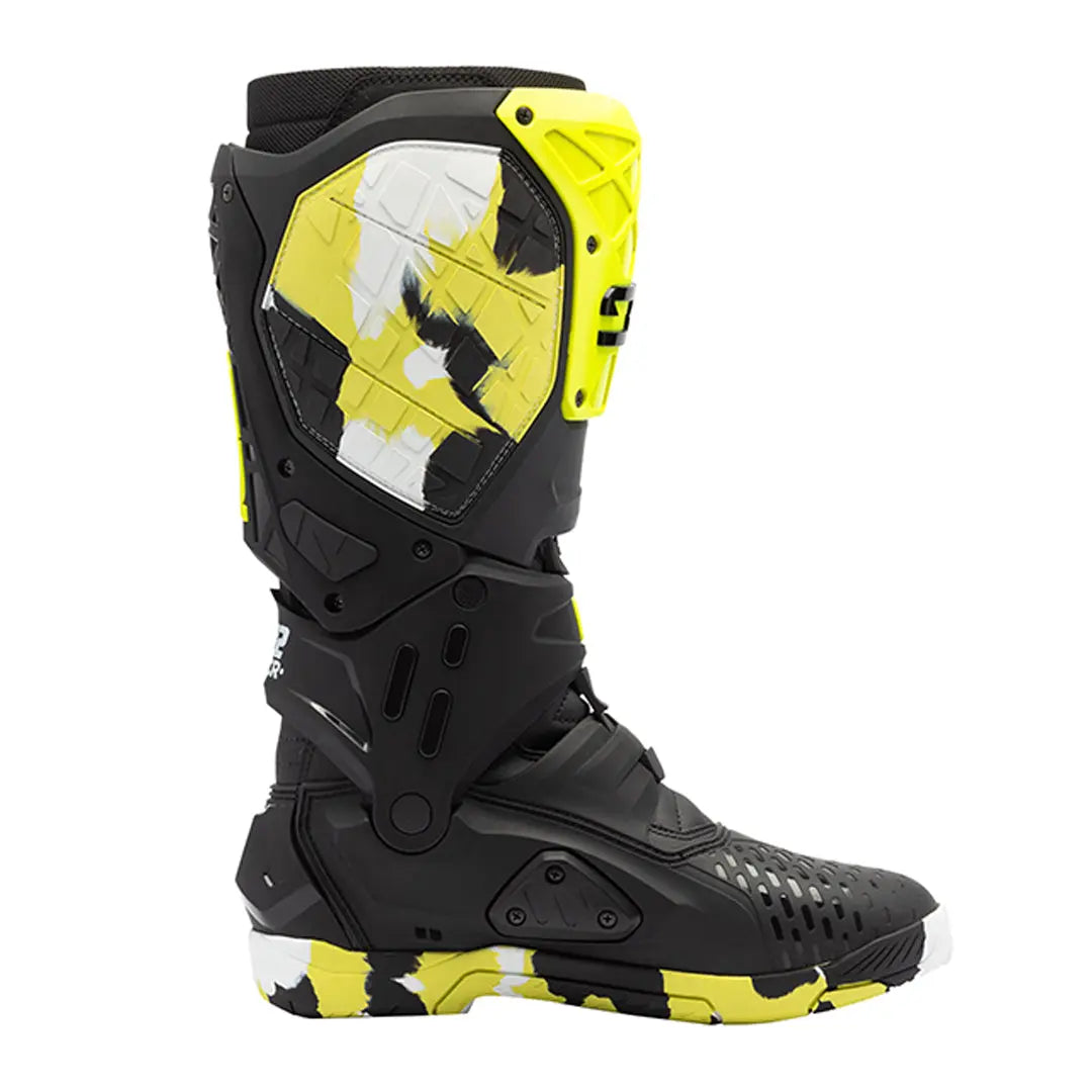 Sidi Crossair X CE Boots RACR LE Black / Yellow FREE UK Delivery, FREE 365 Day Returns | Moto Central