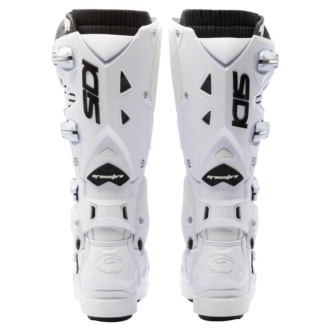 Sidi Crossfire 3 SRS CE Boots White / Black FREE UK Delivery, FREE 365 Day Returns | Moto Central