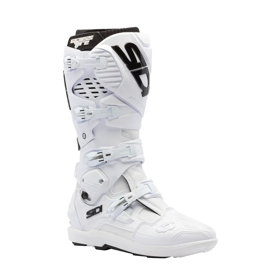 Sidi Crossfire 3 SRS CE Boots White / Black FREE UK Delivery, FREE 365 Day Returns | Moto Central