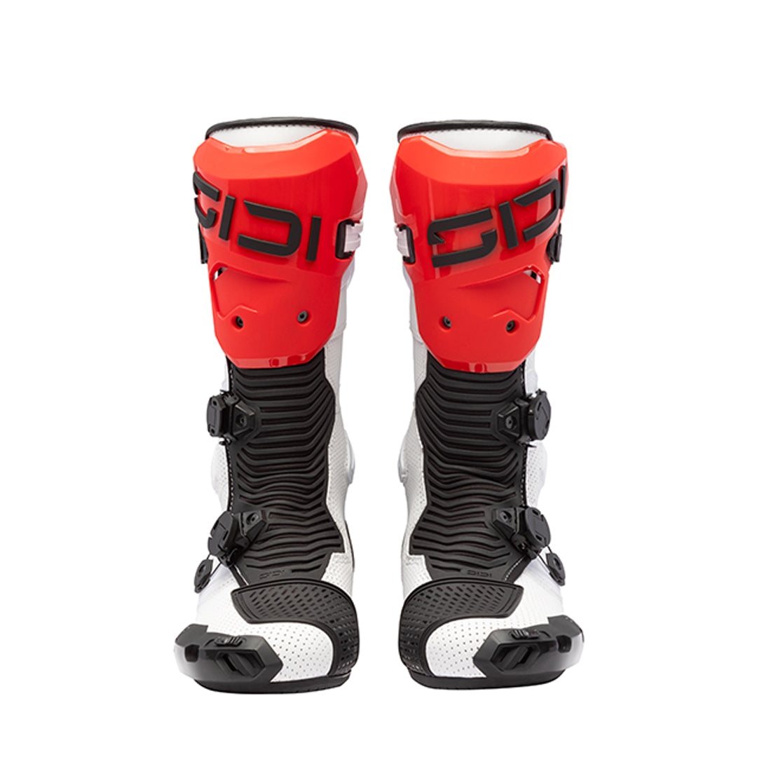 Sidi Mag 2 Air CE Boots White / Black / Red FREE UK Delivery, FREE 365 Day Returns | Moto Central