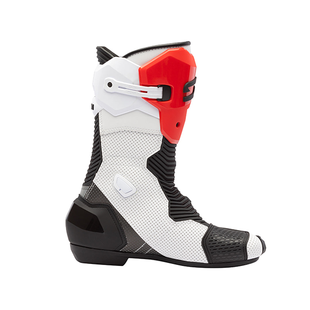 Sidi Mag 2 Air CE Boots White / Black / Red FREE UK Delivery, FREE 365 Day Returns | Moto Central