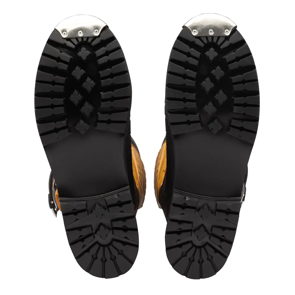 Sidi X-Power Enduro CE Boots Brown / Black motorcycle boots – sole tread view