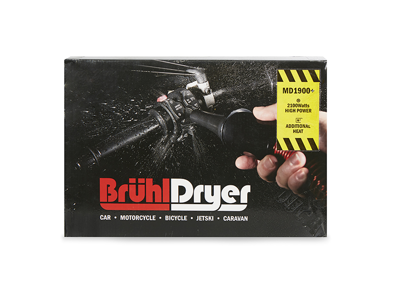 Bruhl Motorcycle Dryer Single Turbine MD1900/2+ - EU
