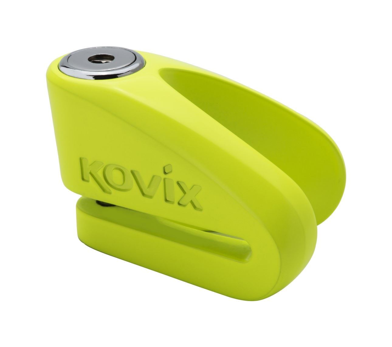 Kovix KVZ2 Disc Lock 14mm Fluo Green With Lock Holder - FREE UK Shipping, FREE 365 Day Returns | Moto Central