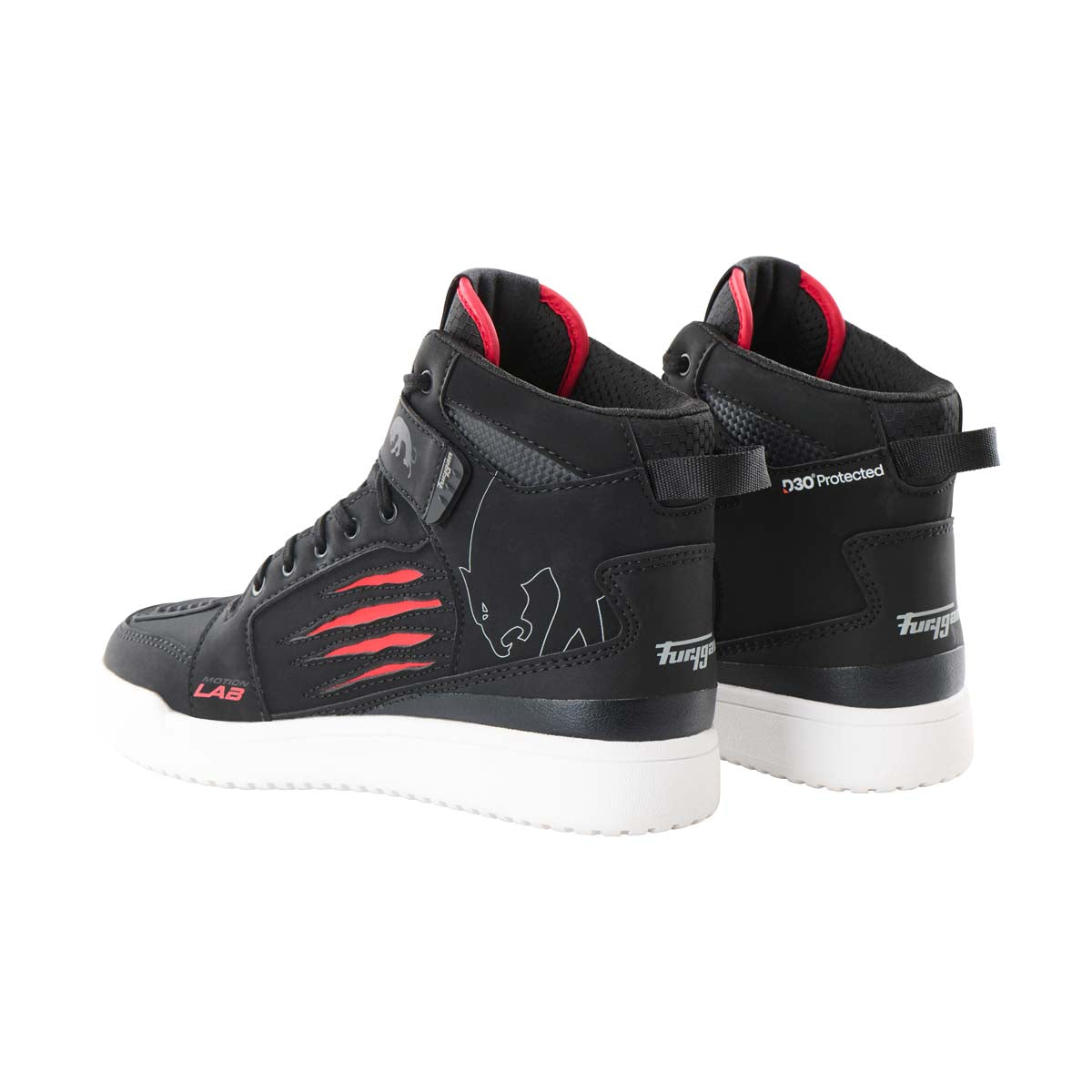 Furygan Tarmac D3O Shoes Black / Red