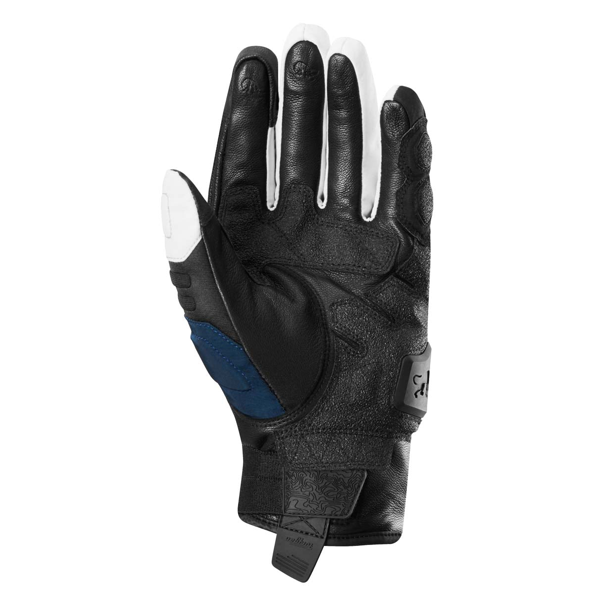 Furygan Balmaz All Season Leather & Textile Gloves Blue / White