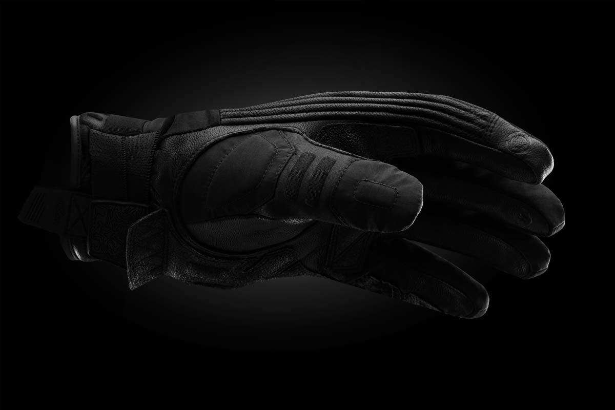 Furygan Balmaz All Season Leather & Textile Gloves Black
