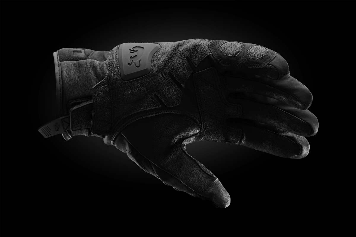 Furygan Balmaz All Season Leather & Textile Gloves Black