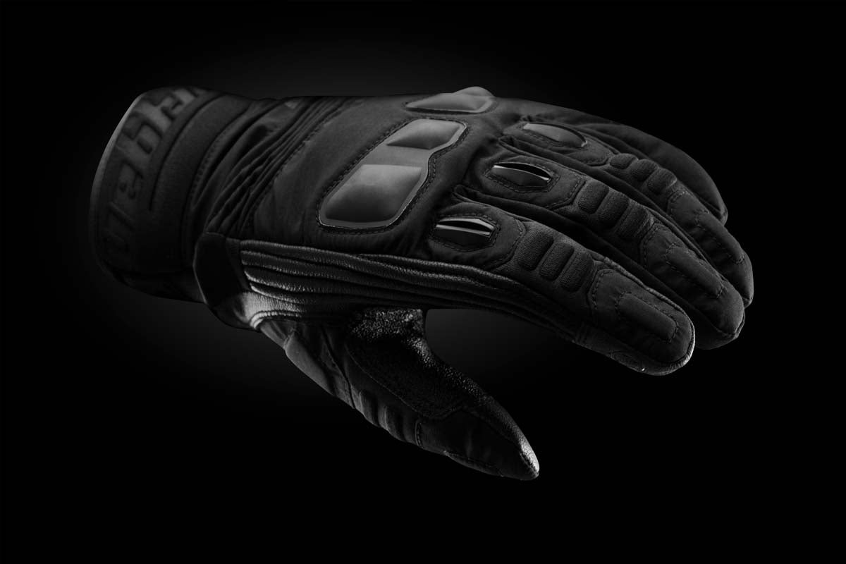 Furygan Balmaz All Season Leather & Textile Gloves Black