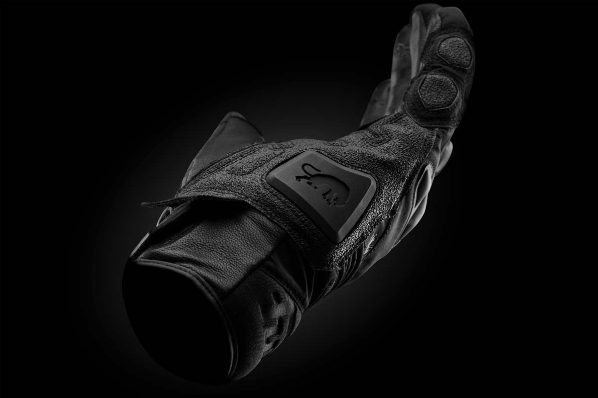 Furygan Balmaz All Season Leather & Textile Gloves Black