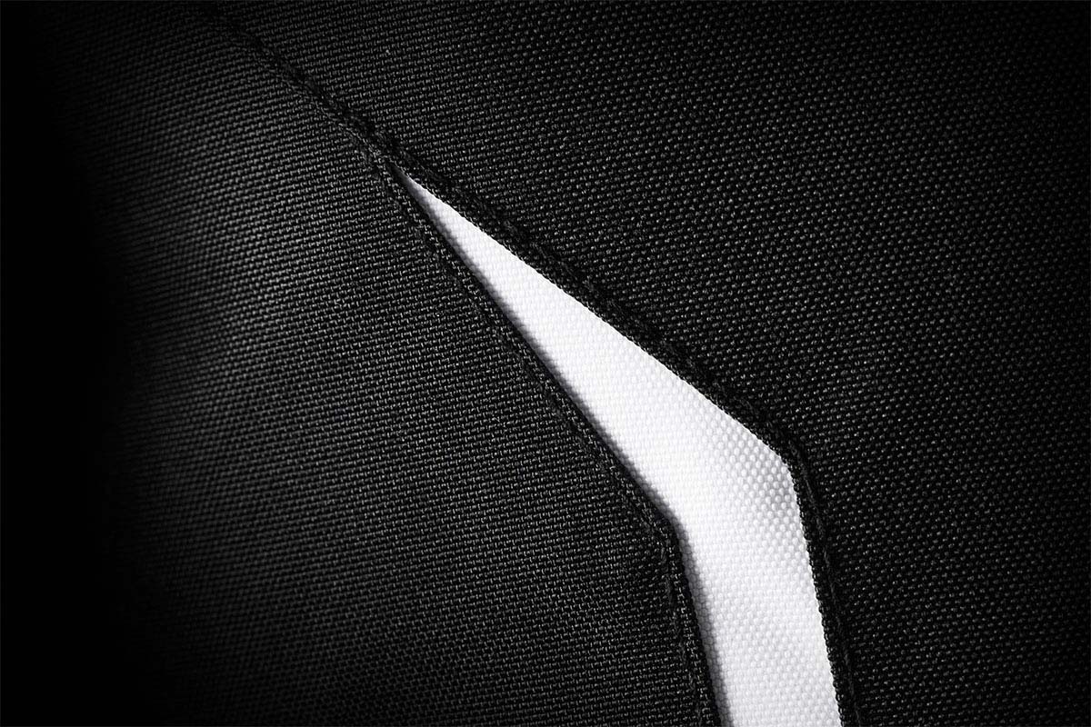 Furygan Yori Textile Jacket Black / White / White FREE UK Delivery, FREE 365 Day Returns | Moto Central