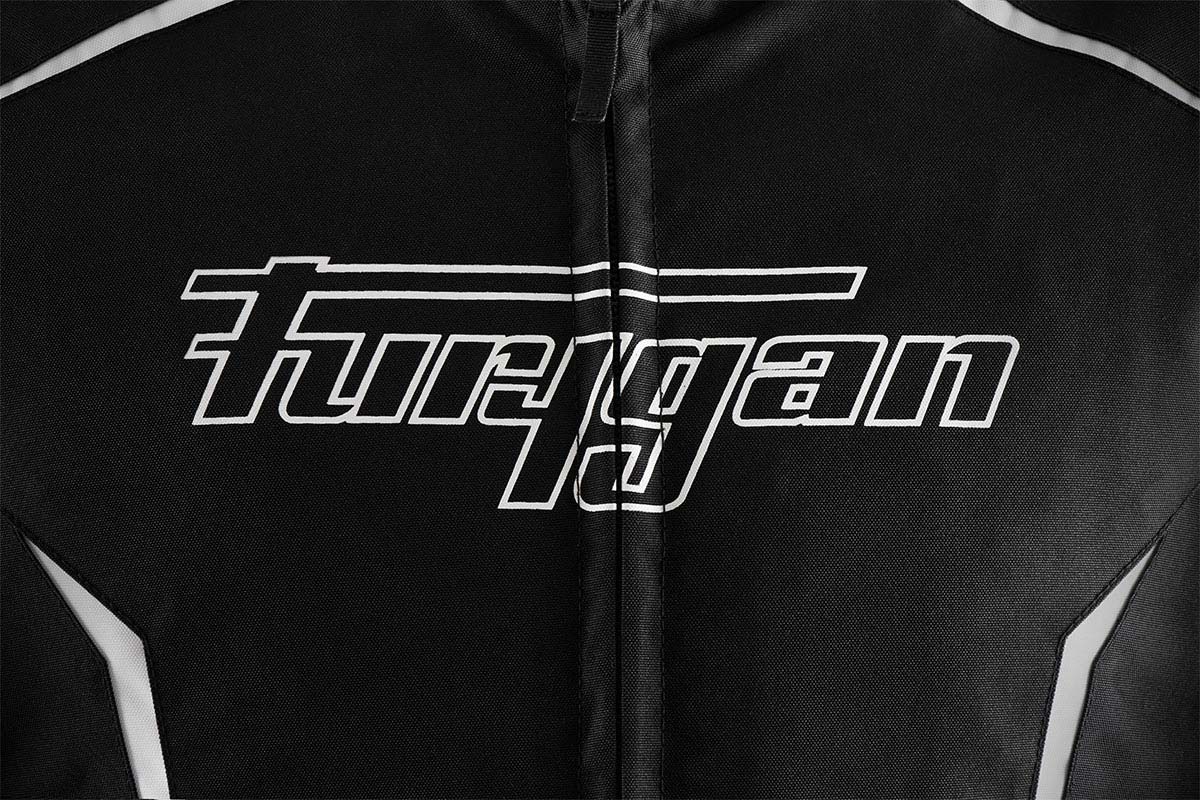 Furygan Yori Textile Jacket Black / White / White FREE UK Delivery, FREE 365 Day Returns | Moto Central