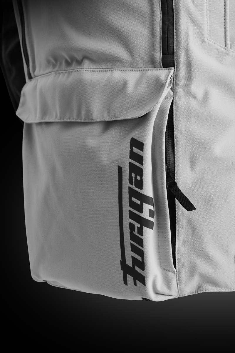 Furygan Challenger Textile Jacket Grey / White / Fluo Yellow