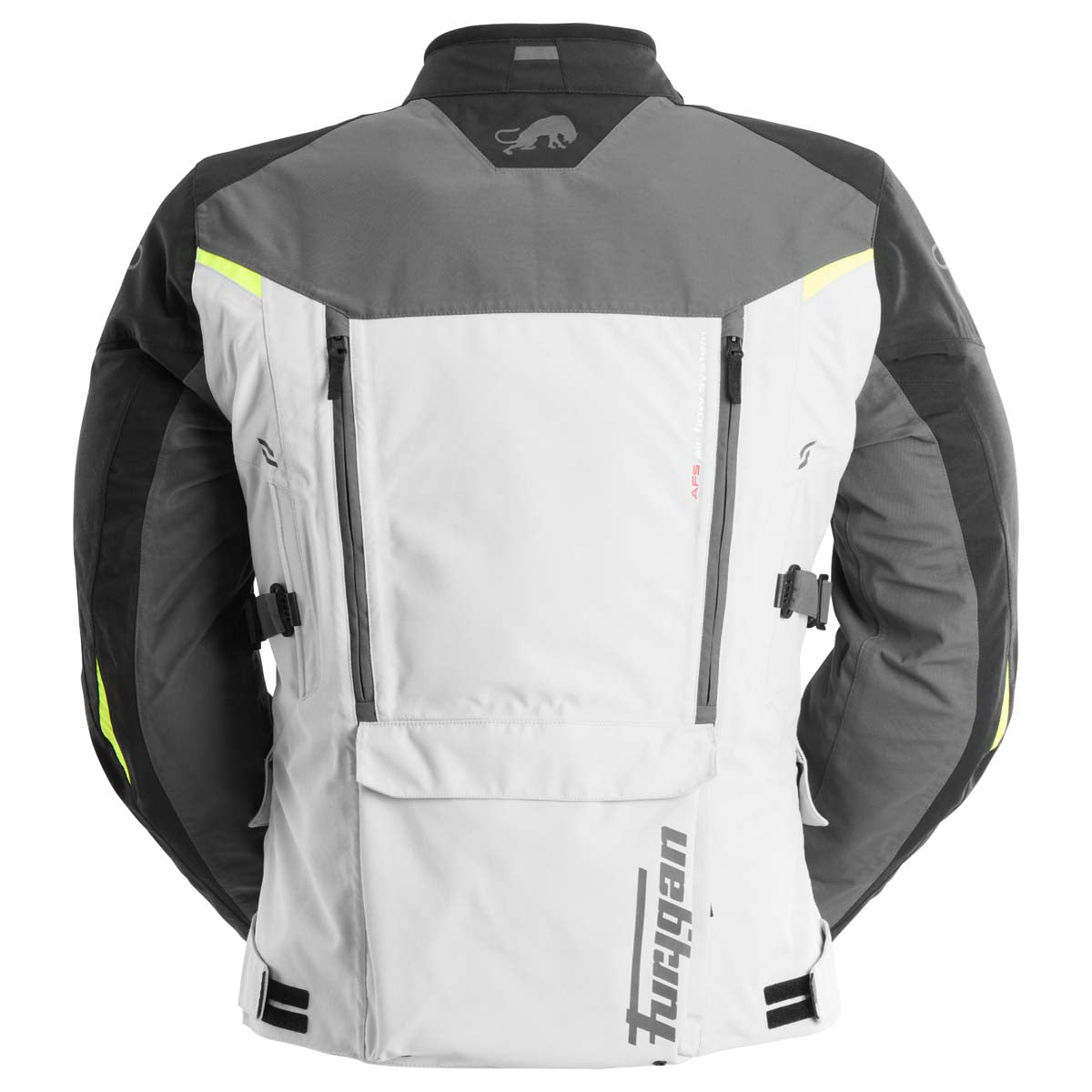 Furygan Challenger Textile Jacket Grey / White / Fluo Yellow