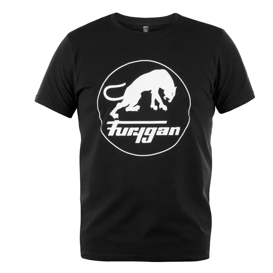 Furygan Corpo TS Logo T-Shirt Black / White FREE UK Delivery, FREE 365 Day Returns | Moto Central
