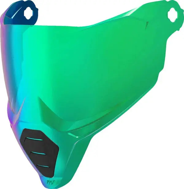 Icon Ultrashield Shield Visor Cashmoney Green - FREE UK Shipping, FREE 365 Day Returns | Moto Central