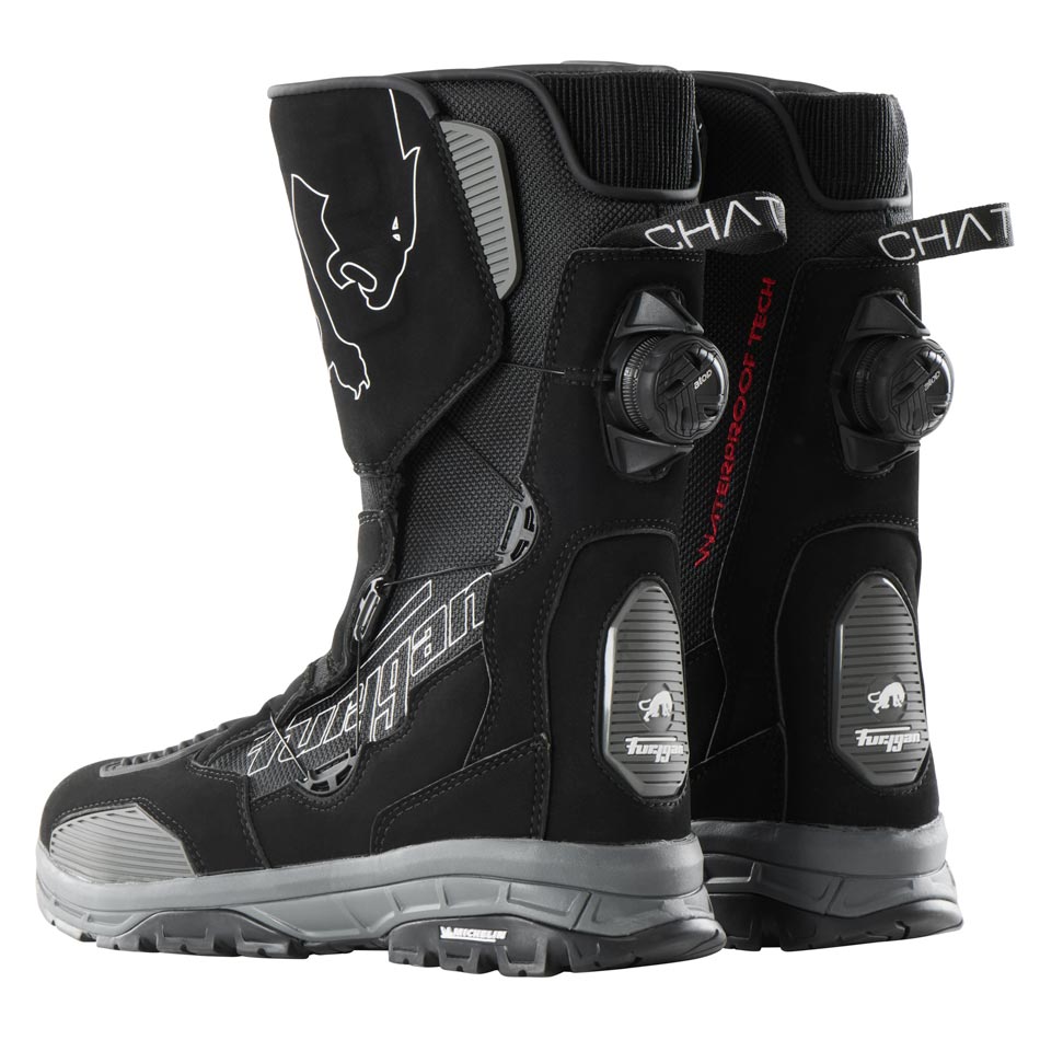 Furygan Chattan D3O Michelin Boots Black FREE UK Delivery, FREE 365 Day Returns | Moto Central