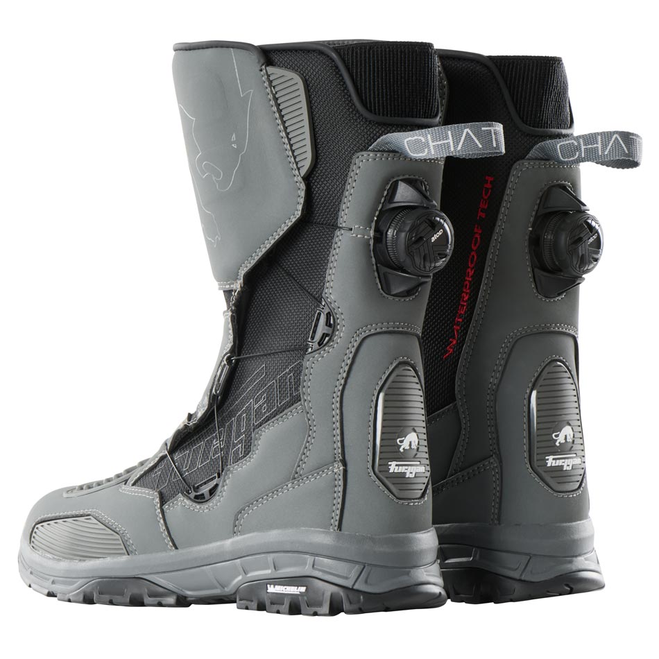 Furygan Chattan D3O Michelin Boots Grey / Black FREE UK Delivery, FREE 365 Day Returns | Moto Central