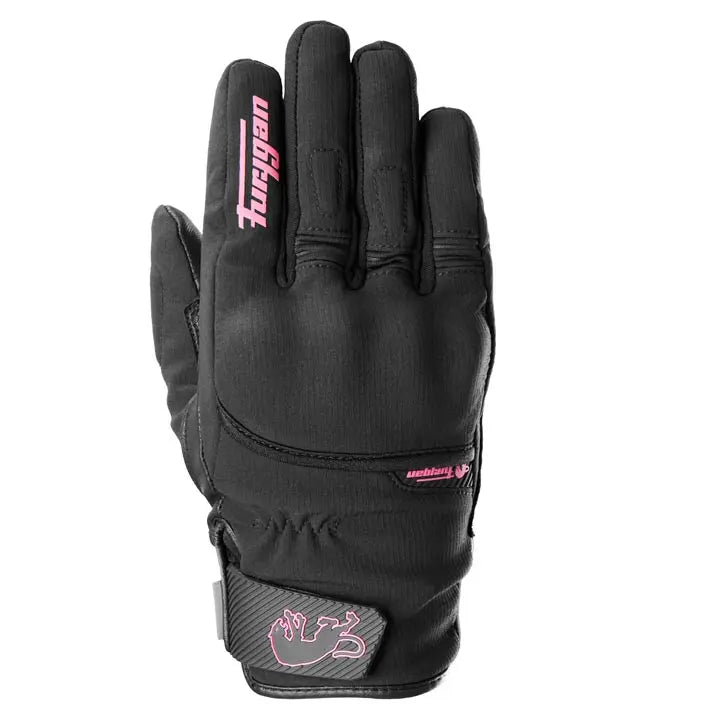 Furygan Jet All Season D3O Evo Ladies Gloves Black / Pink FREE UK Delivery, FREE 365 Day Returns | Moto Central