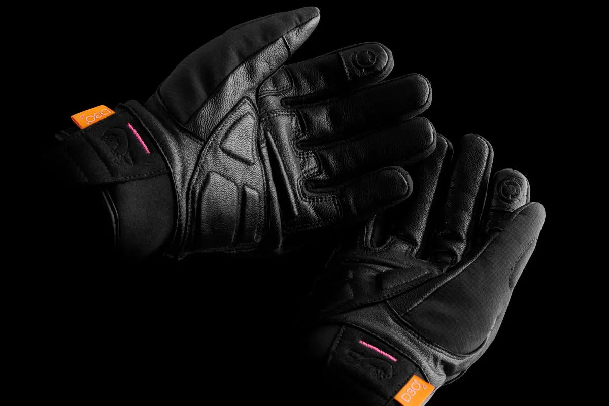 Furygan Jet All Season D3O Evo Ladies Gloves Black / Pink FREE UK Delivery, FREE 365 Day Returns | Moto Central