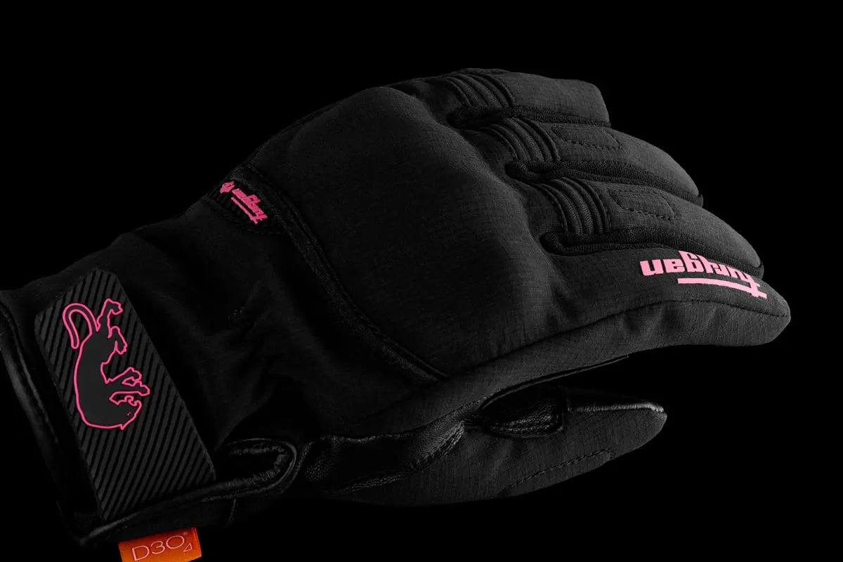 Furygan Jet All Season D3O Evo Ladies Gloves Black / Pink FREE UK Delivery, FREE 365 Day Returns | Moto Central