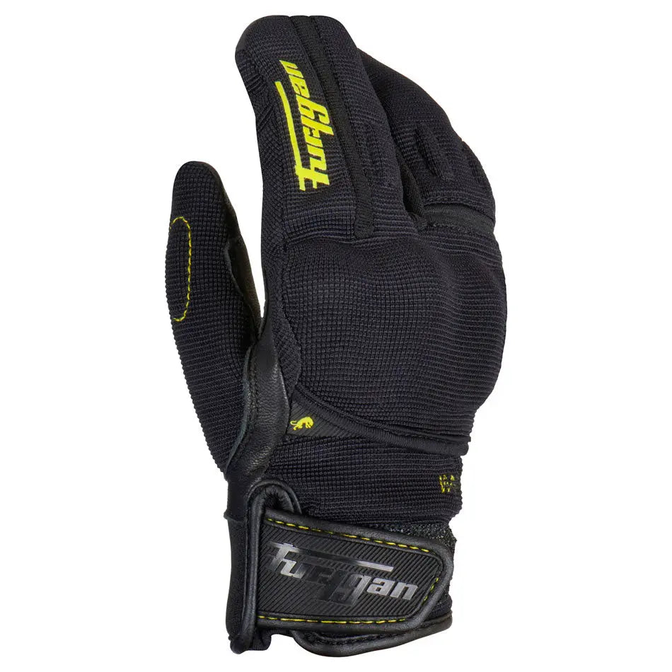 Furygan Jet Lobster D3O Kids Textile Gloves Black / Yellow FREE UK Delivery, FREE 365 Day Returns | Moto Central