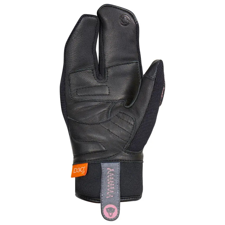 Furygan Jet Lobster D3O Kids Textile Gloves Black / Pink FREE UK Delivery, FREE 365 Day Returns | Moto Central