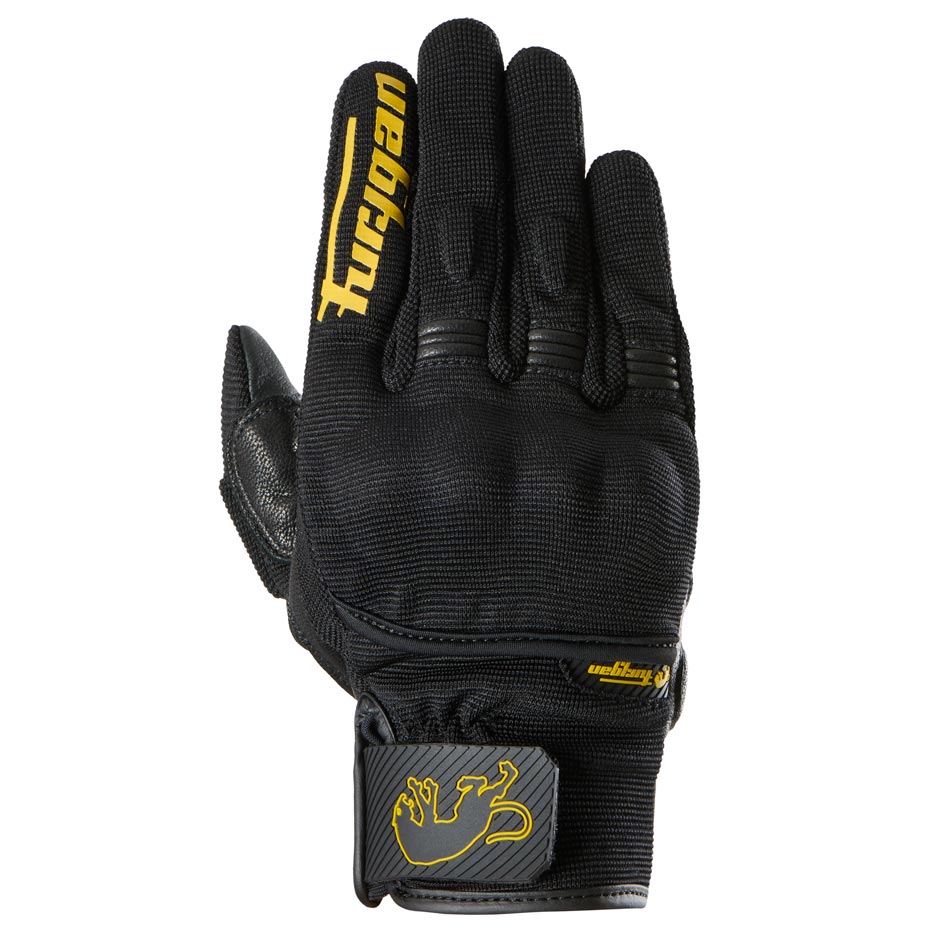 Furygan Jet D3O Evo Ladies Gloves Black / Gold FREE UK Delivery, FREE 365 Day Returns | Moto Central
