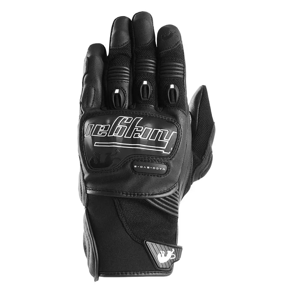 Furygan Waco Evo 2 Gloves Black / White FREE UK Delivery, FREE 365 Day Returns | Moto Central
