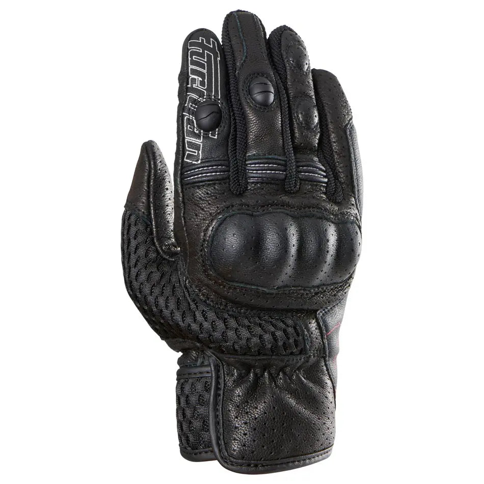 Furygan TD Air Ladies Leather Gloves Black / White FREE UK Delivery, FREE 365 Day Returns | Moto Central