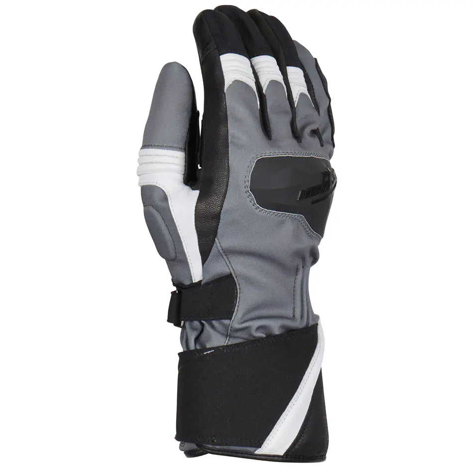 Furygan Flegere Gloves Anthracite / Pearl / Red FREE UK Delivery, FREE 365 Day Returns | Moto Central
