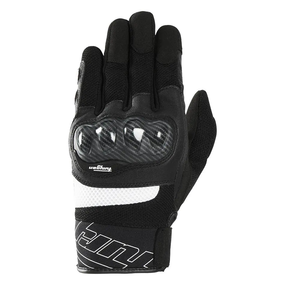Furygan Galax Evo Textile Gloves Black / White FREE UK Delivery, FREE 365 Day Returns | Moto Central