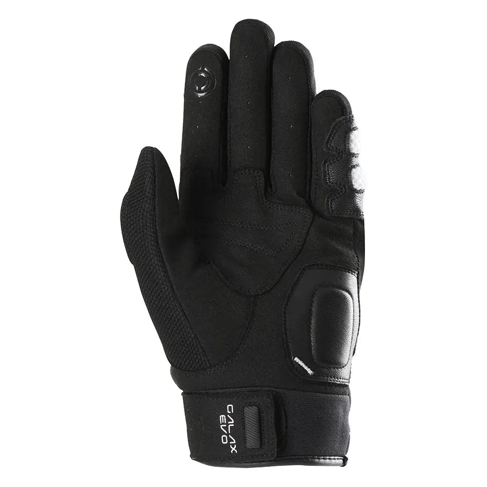 Furygan Galax Evo Textile Gloves Black / White FREE UK Delivery, FREE 365 Day Returns | Moto Central