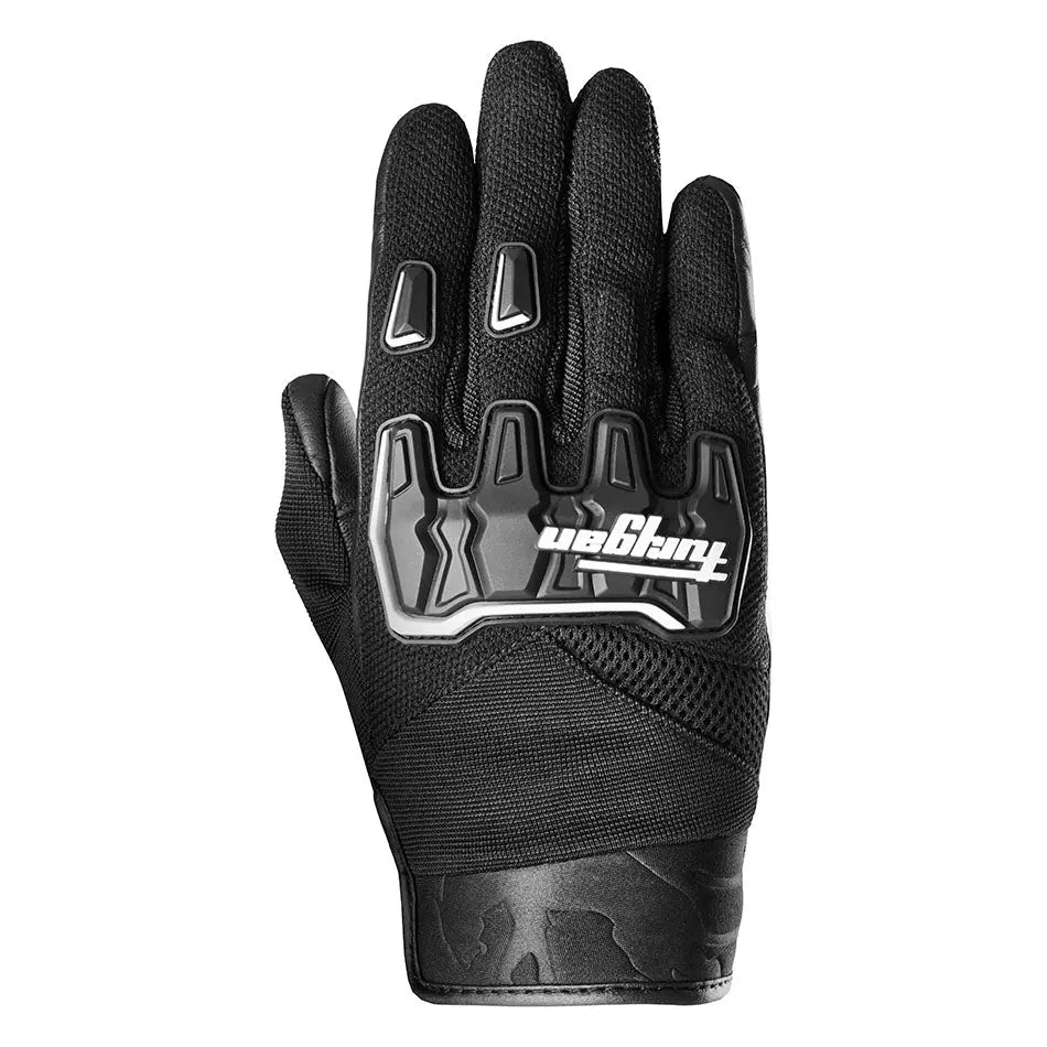 Furygan Shade Textile Gloves Black / White FREE UK Delivery, FREE 365 Day Returns | Moto Central