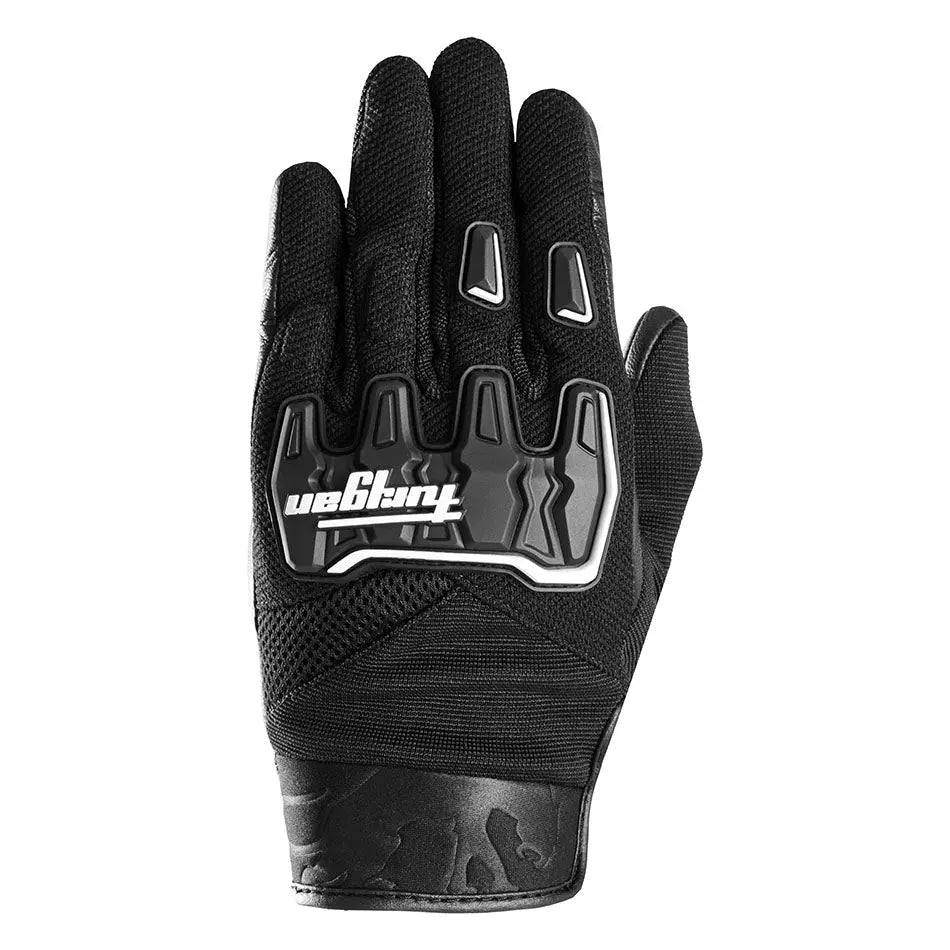 Furygan Shade Textile Gloves Black / White FREE UK Delivery, FREE 365 Day Returns | Moto Central