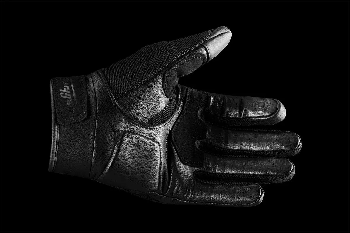 Furygan Shade Textile Gloves Black / White FREE UK Delivery, FREE 365 Day Returns | Moto Central