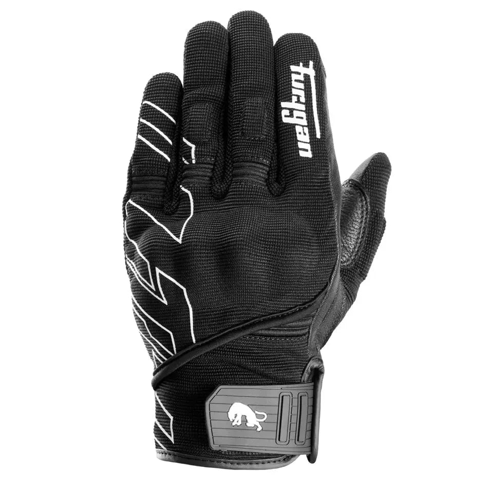 Furygan Jet Neon D3O Textile Gloves Black / White FREE UK Delivery, FREE 365 Day Returns | Moto Central