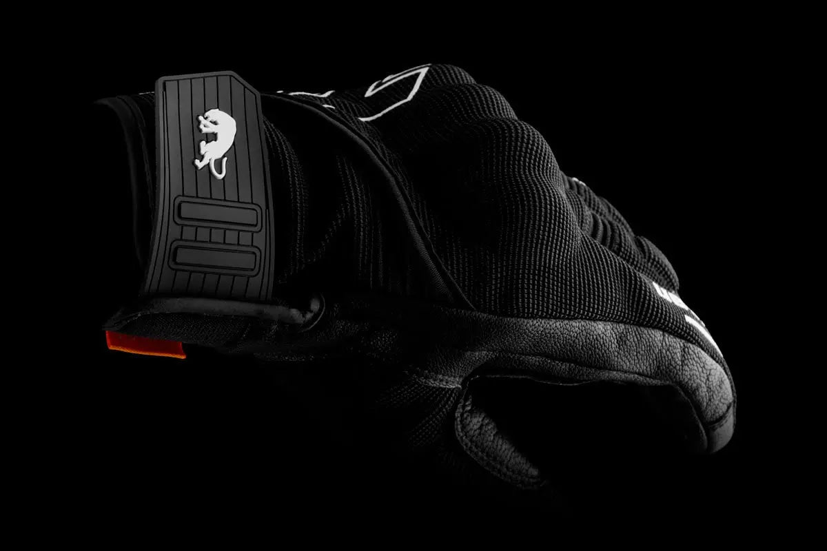 Furygan Jet Neon D3O Textile Gloves Black / White FREE UK Delivery, FREE 365 Day Returns | Moto Central