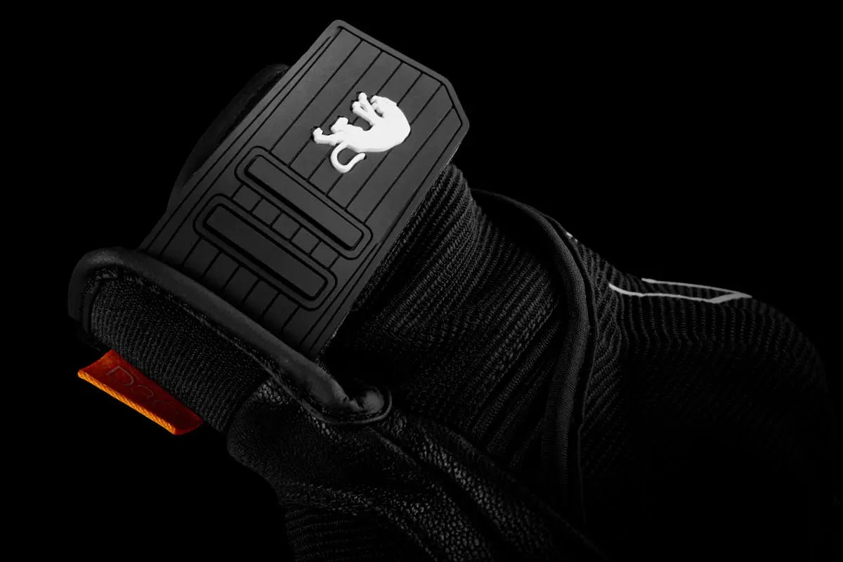 Furygan Jet Neon D3O Textile Gloves Black / White FREE UK Delivery, FREE 365 Day Returns | Moto Central