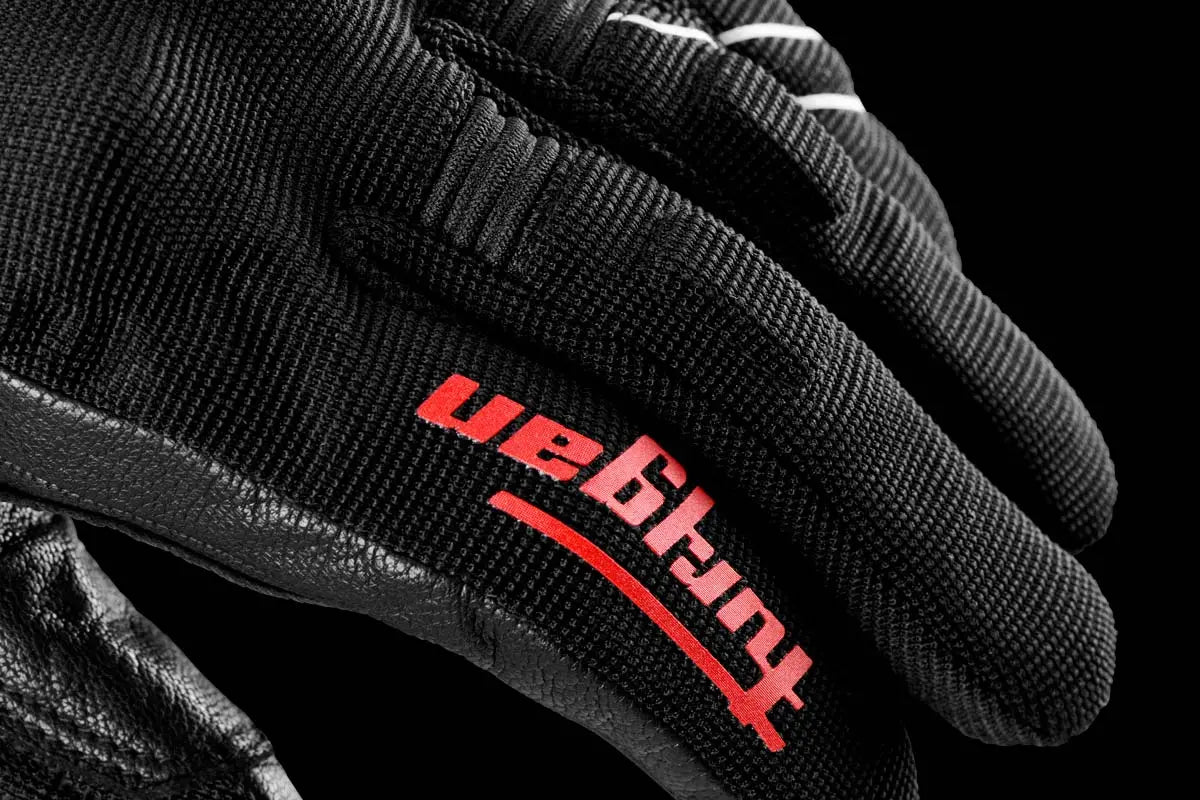Furygan Jet Neon D3O Textile Gloves Black / White / Red FREE UK Delivery, FREE 365 Day Returns | Moto Central